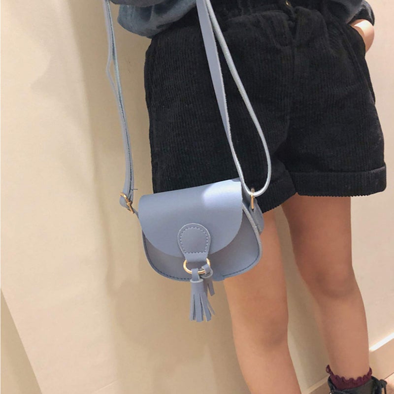 JUMISEE Kids Girls Toddler Mini Shoulder Purse Crossbody Bag with Tassel - Image 4